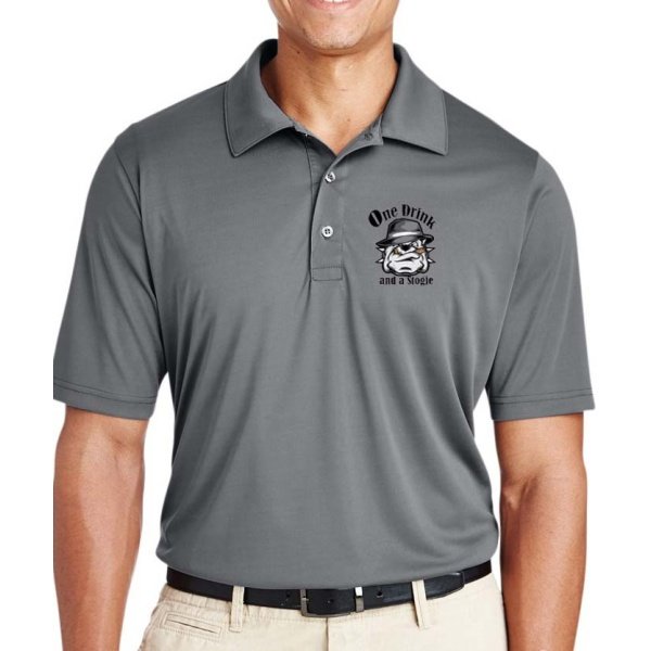 One Drink and a Stogie Polo Golf Shirts - Image 3